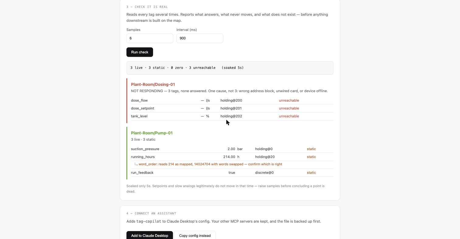 Validation report showing one branch not responding and a word-order warning on another